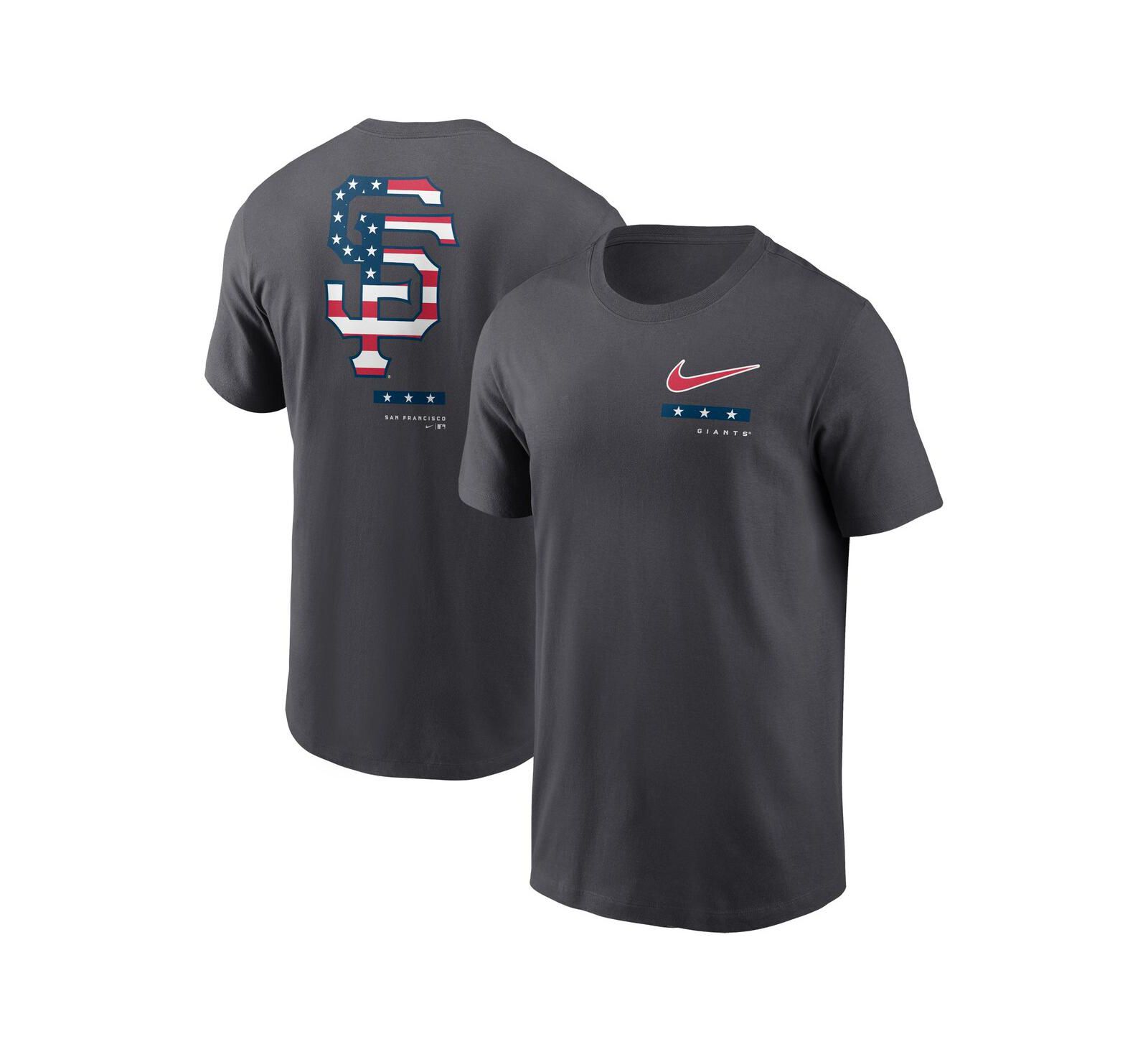 Men's Nike Anthracite San Francisco Giants Americana T-shirt