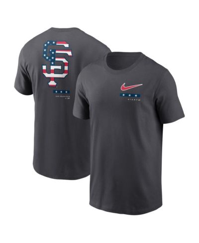 Мужская футболка Nike San Francisco Giants Americana, антрацит