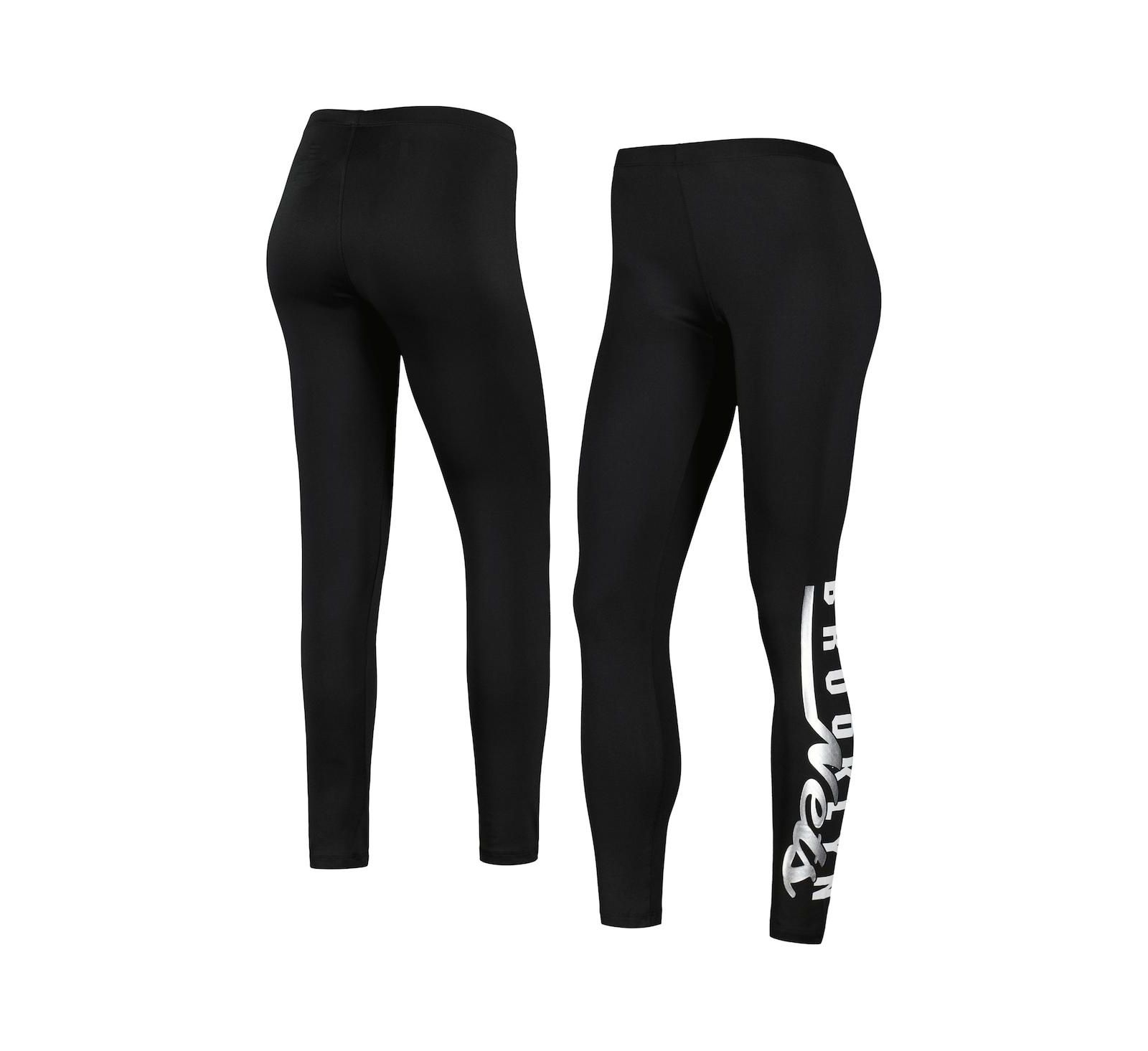 Women's G-III 4Her by Carl Banks Black Brooklyn Nets Jump Shot Leggings