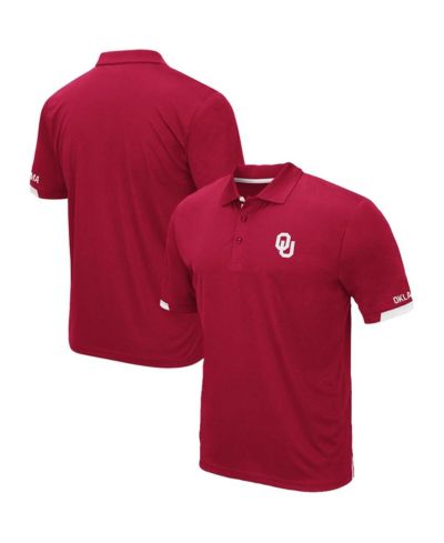 Мужская рубашка-поло Colosseum Crimson Oklahoma Sooners Big and Tall Santry