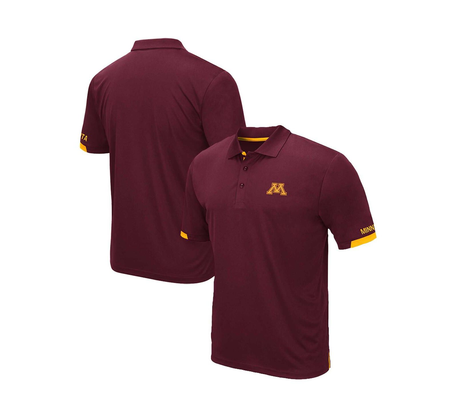 Мужская рубашка-поло Colosseum Minnesota Golden Gophers Big and Tall Santry