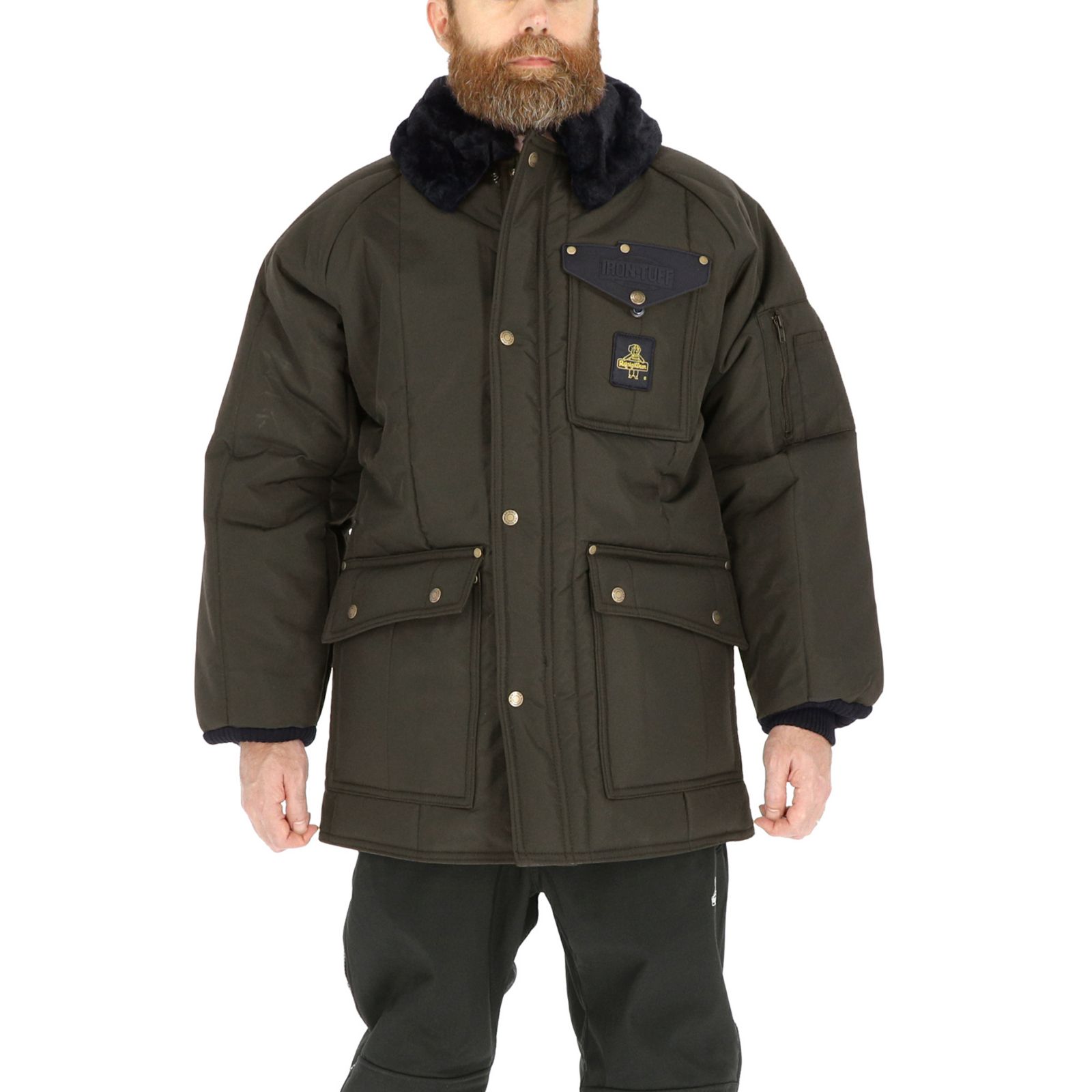 RefrigiWear Men's Iron-Tuff Siberian Jacket - Extreme Cold Weather Workwear, -50degree(s)F Protection, Durable and Water-Resistant