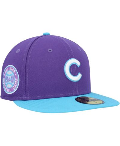 Мужская кепка New Era Purple Chicago Cubs Vice 59FIFTY Fitted