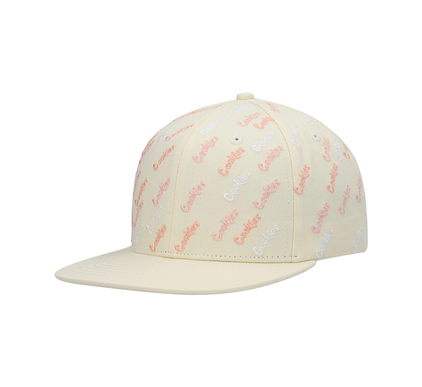 Men's Cookies Cream Triple Beam Allover Print Snapback Hat