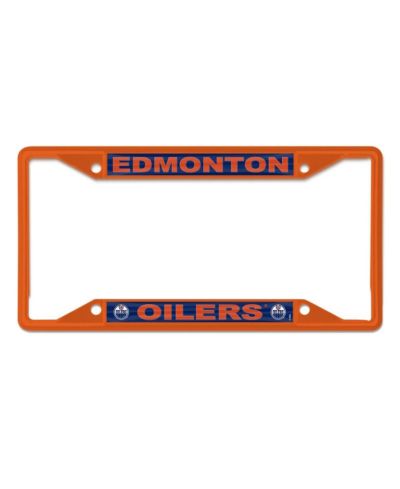 Wincraft Edmonton Oilers Chrome Color License Plate Frame