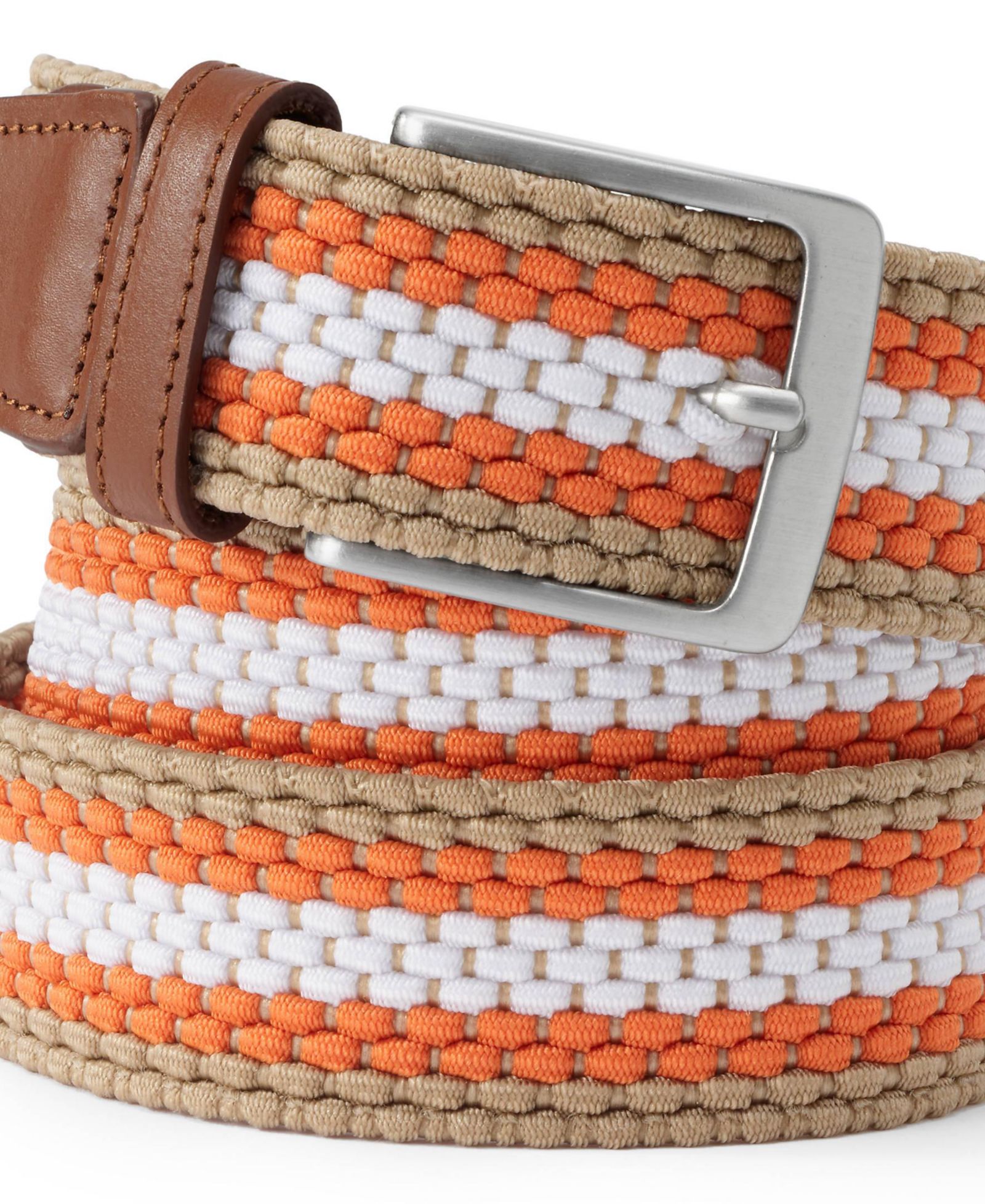 Lands' End Men's Elastic Braid Belt