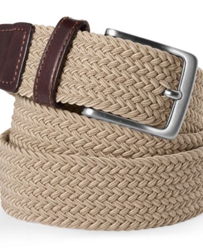 Lands' End Men's Elastic Braid Belt