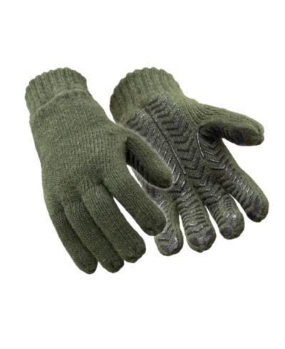 RefrigiWear Мужские утепленные шерстяные перчатки с нескользящим покрытием