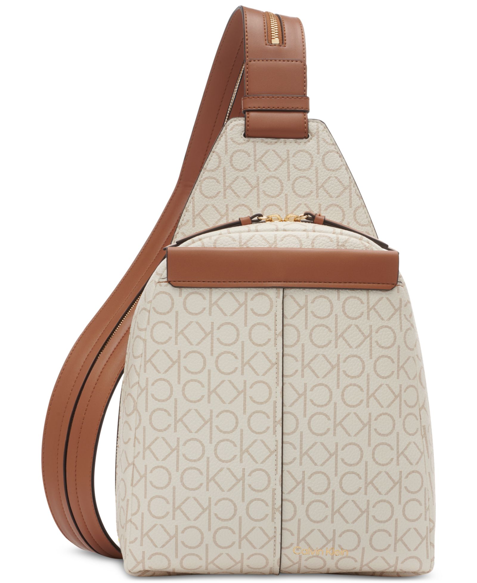 Calvin Klein Millie Signature Convertible Sling Backpack