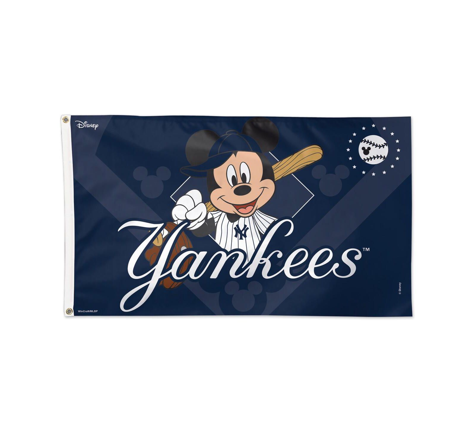 Флаг Wincraft New York Yankees Disney Deluxe 3' x 5"