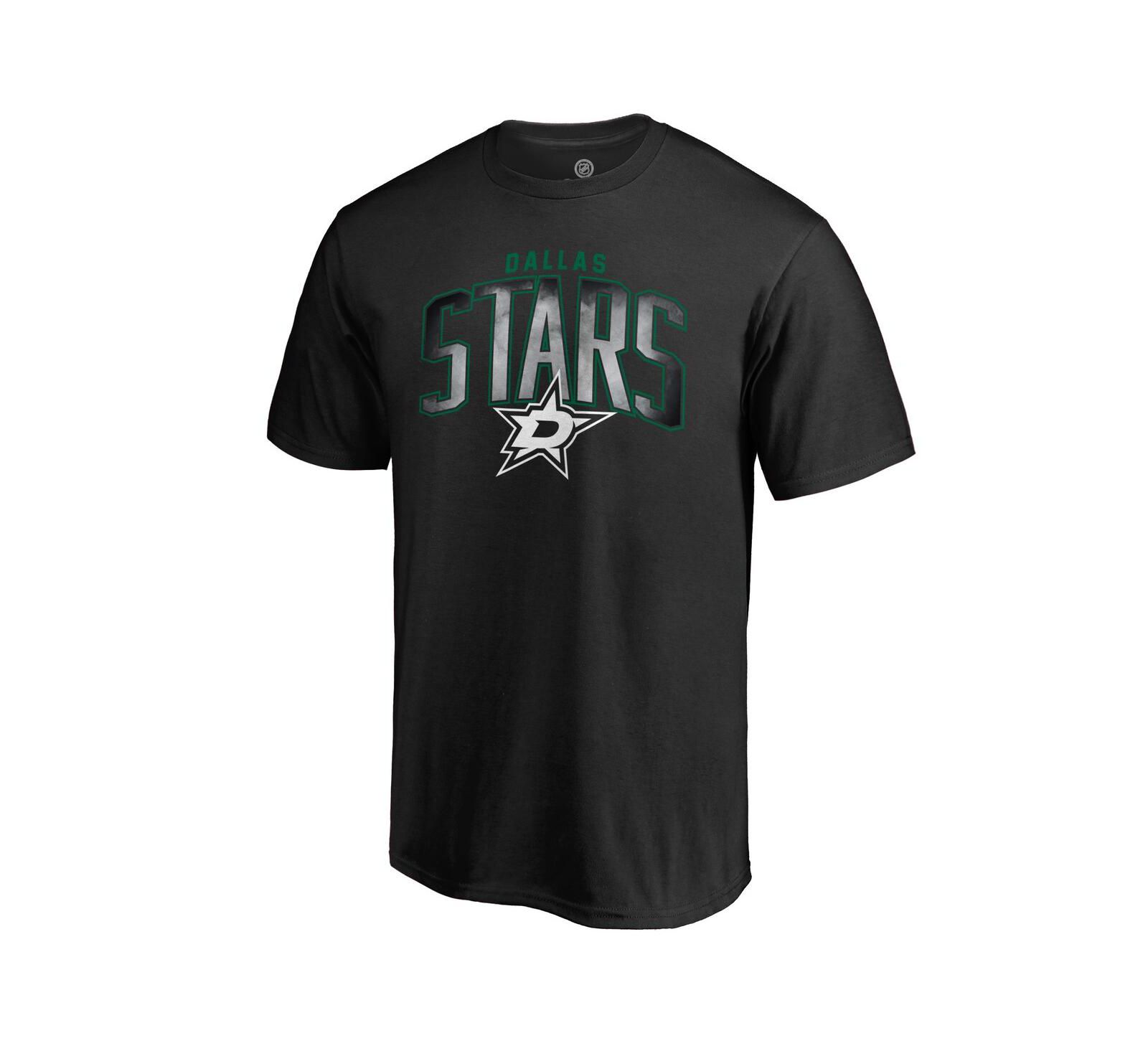 Мужская футболка Fanatics Dallas Stars Arch Smoke Black