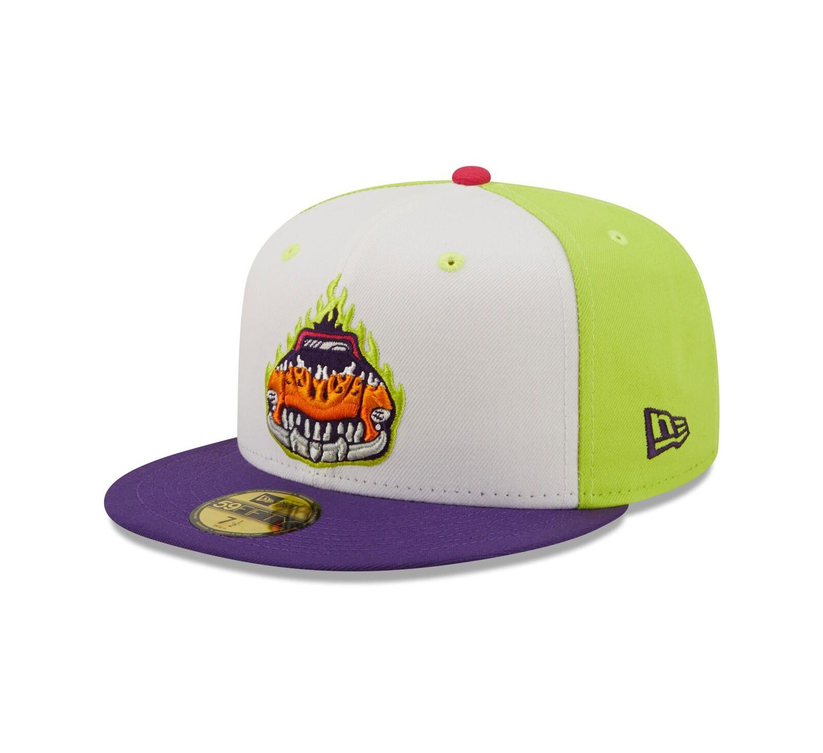 Мужская кепка New Era 59FIFTY Fitted White, Purple Bolidos de Bowling Green Copa De La Diversion