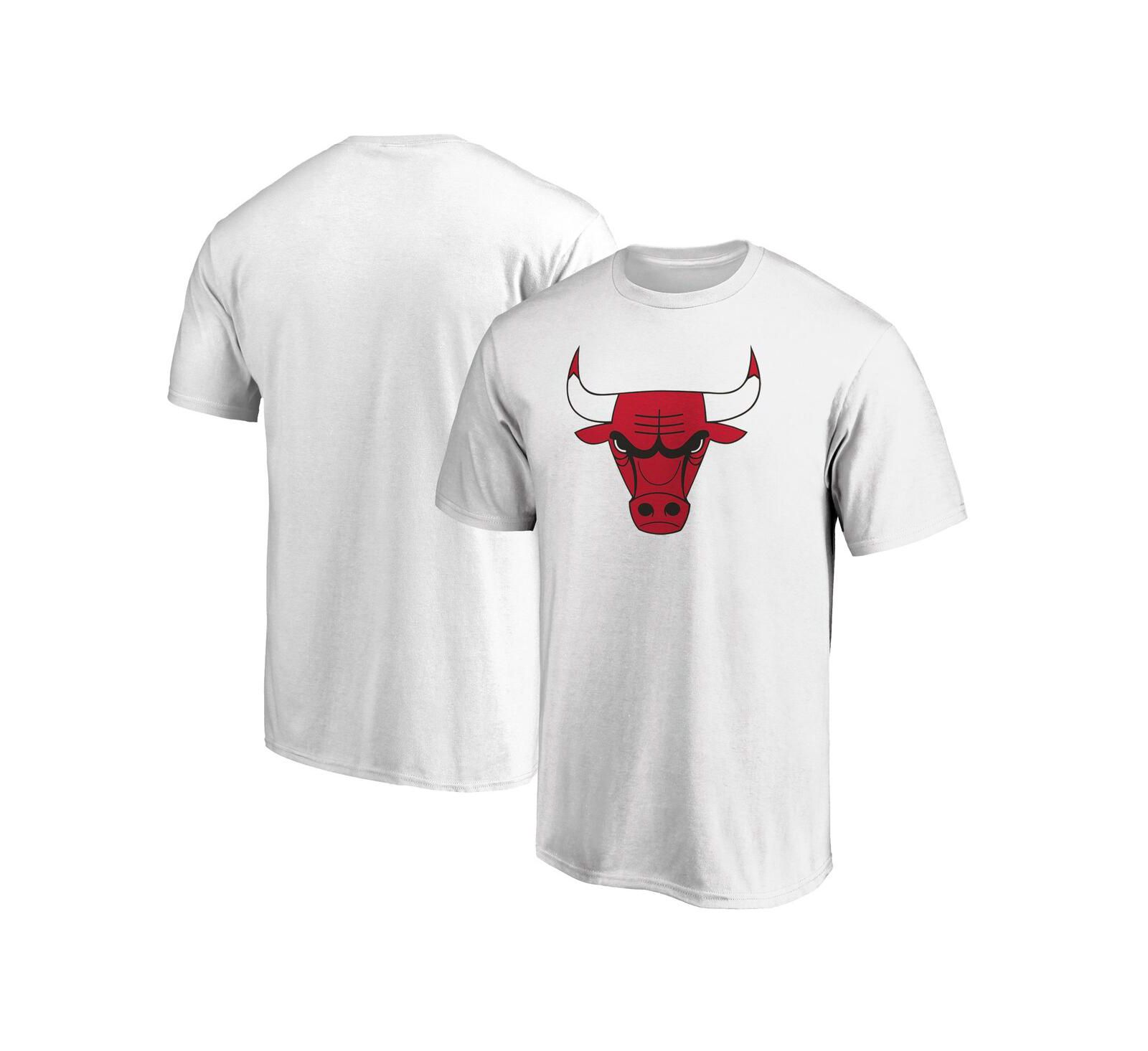 Футболка Fanatics Men's White Chicago Bulls Primary Mascot Logo
