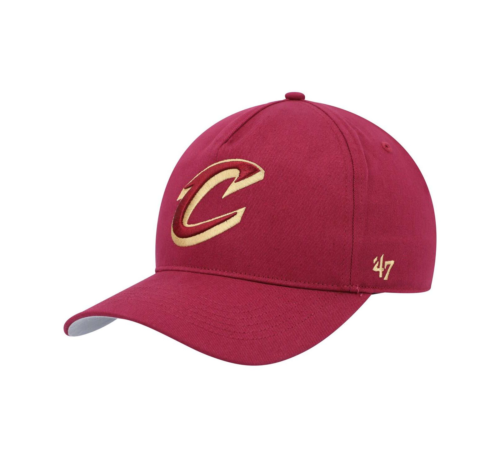 Мужская кепка '47 Brand Cleveland Cavaliers Hitch Snapback, винный цвет