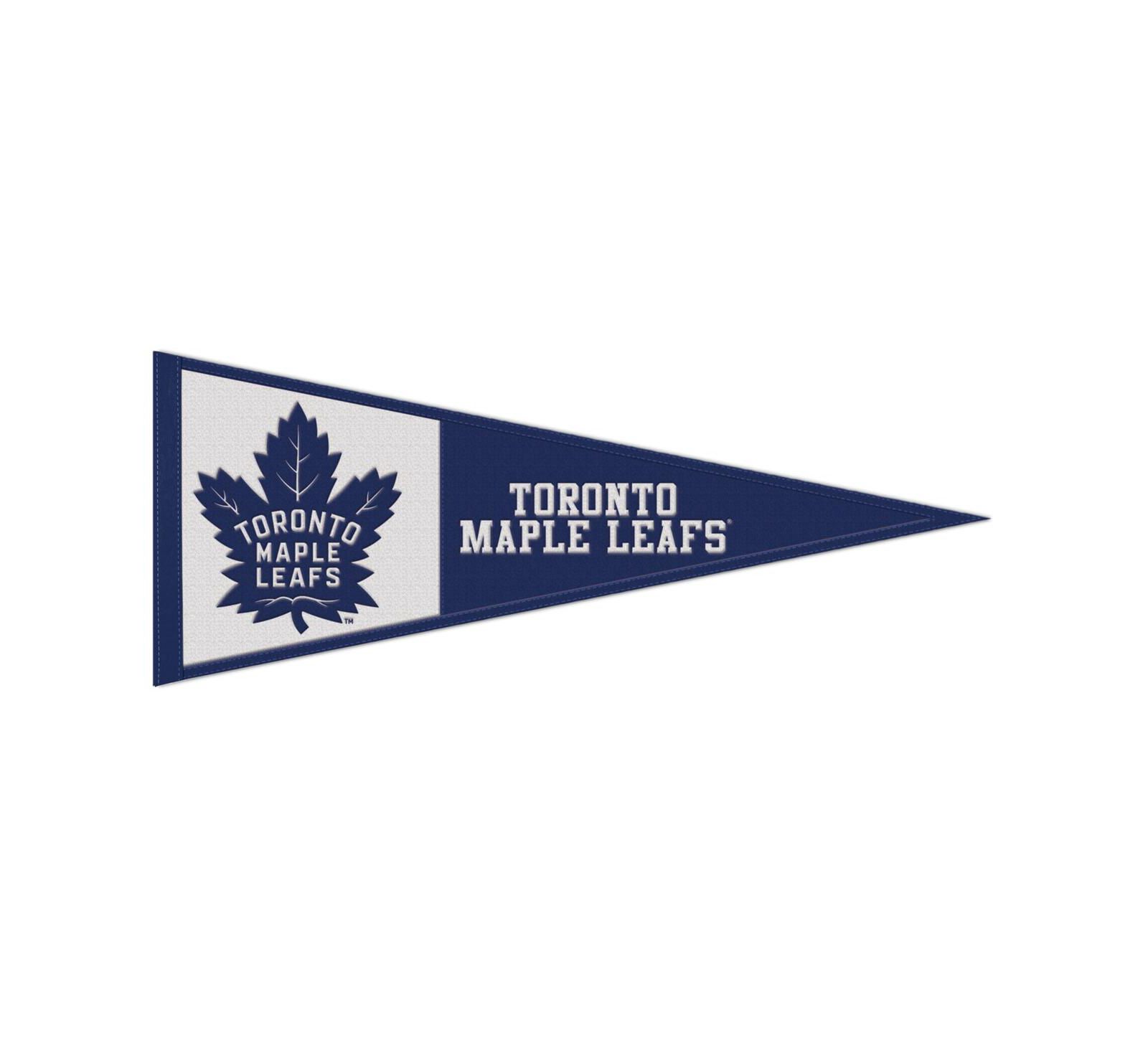 Шерстяный флаг Wincraft Toronto Maple Leafs 13" x 32" с основным логотипом