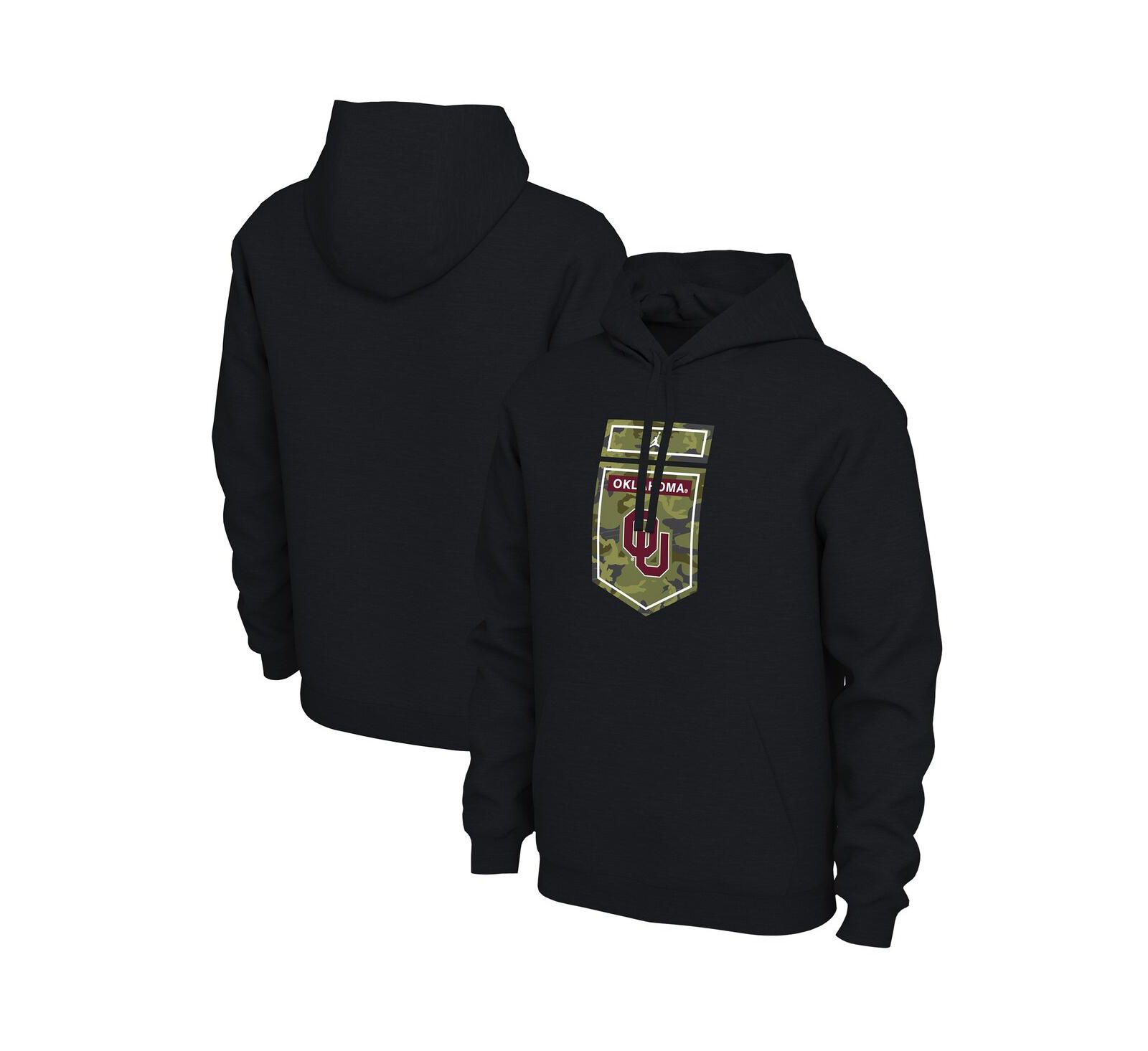 Мужское худи Jordan Black Oklahoma Sooners Veterans Camo