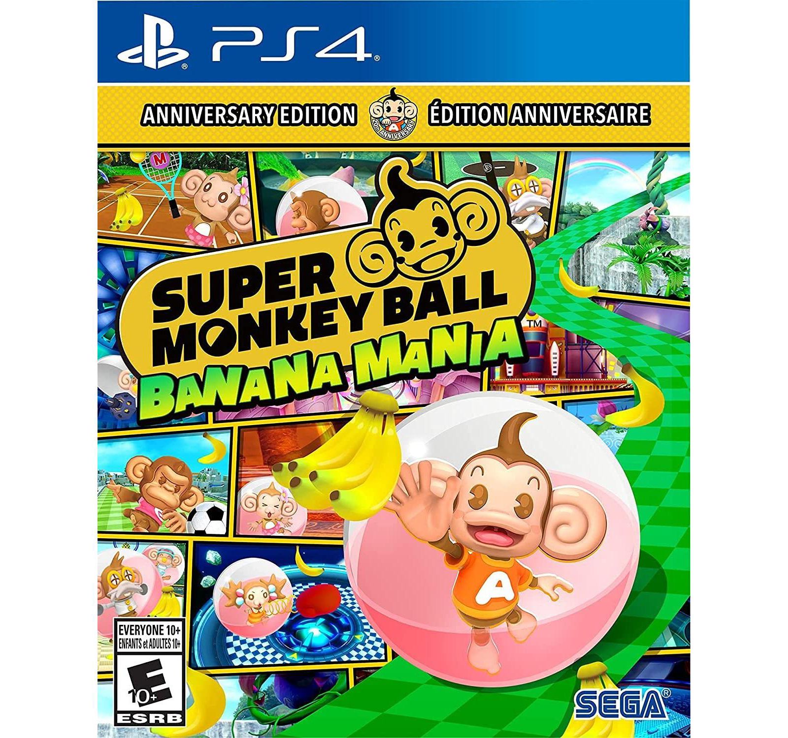 Sega Super Monkey Ball Banana Mania Anniversary Edition для PlayStation 4