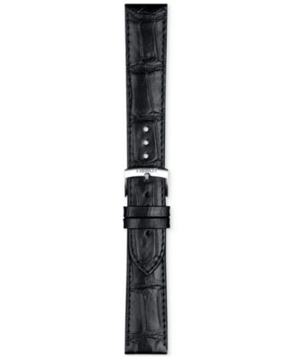 Сменный черный кожаный ремешок Tissot Official Interchangeable