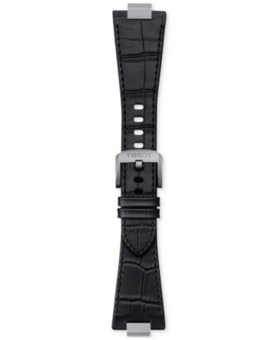 Сменный кожаный ремешок Tissot PRX Black Leather