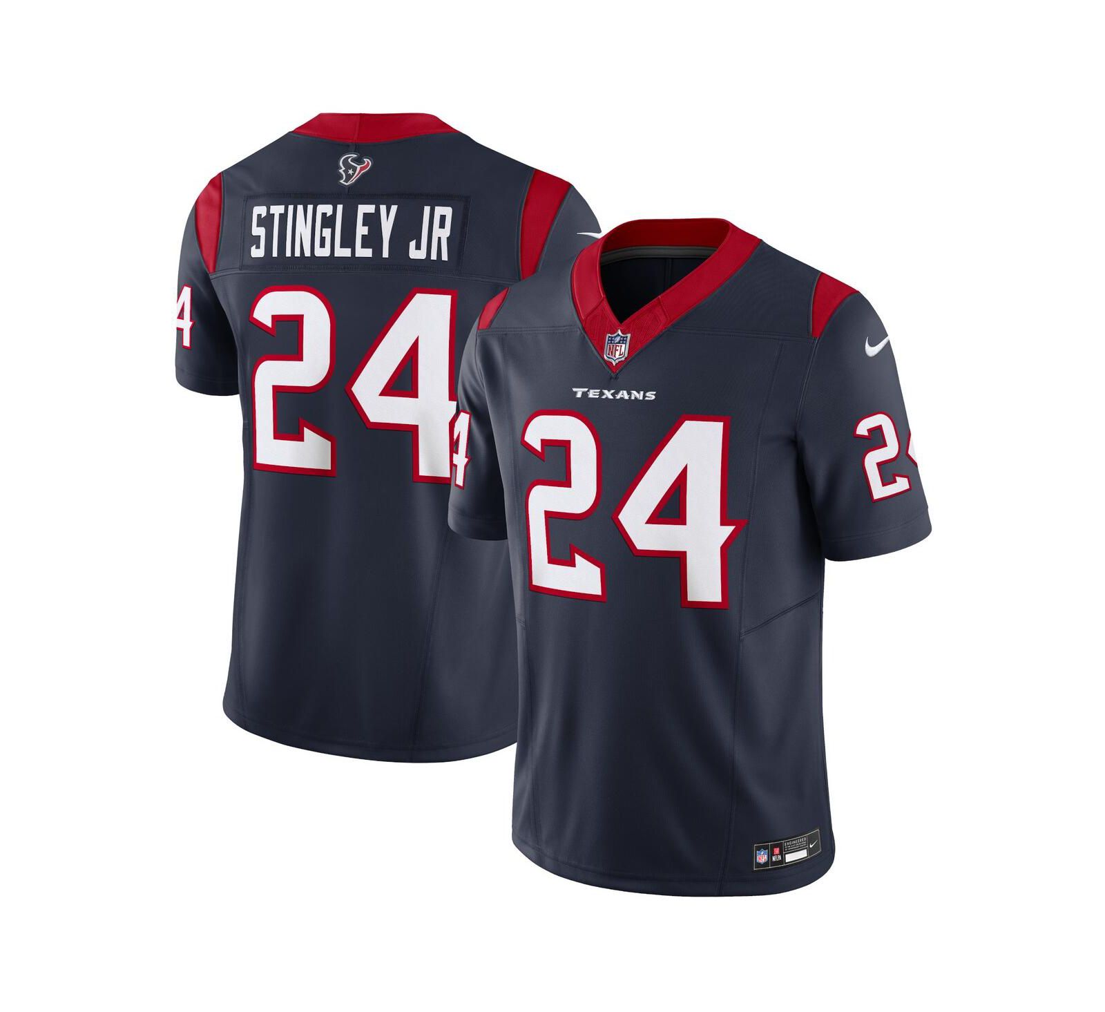 Nike Мужская джерси Nike Derek Stingley Jr. Houston Texans Vapor F.U.S.E. Limited