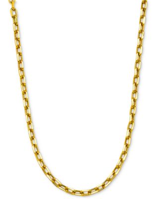 Цепочка-ожерелье Paperclip Link 20" из золота 14k