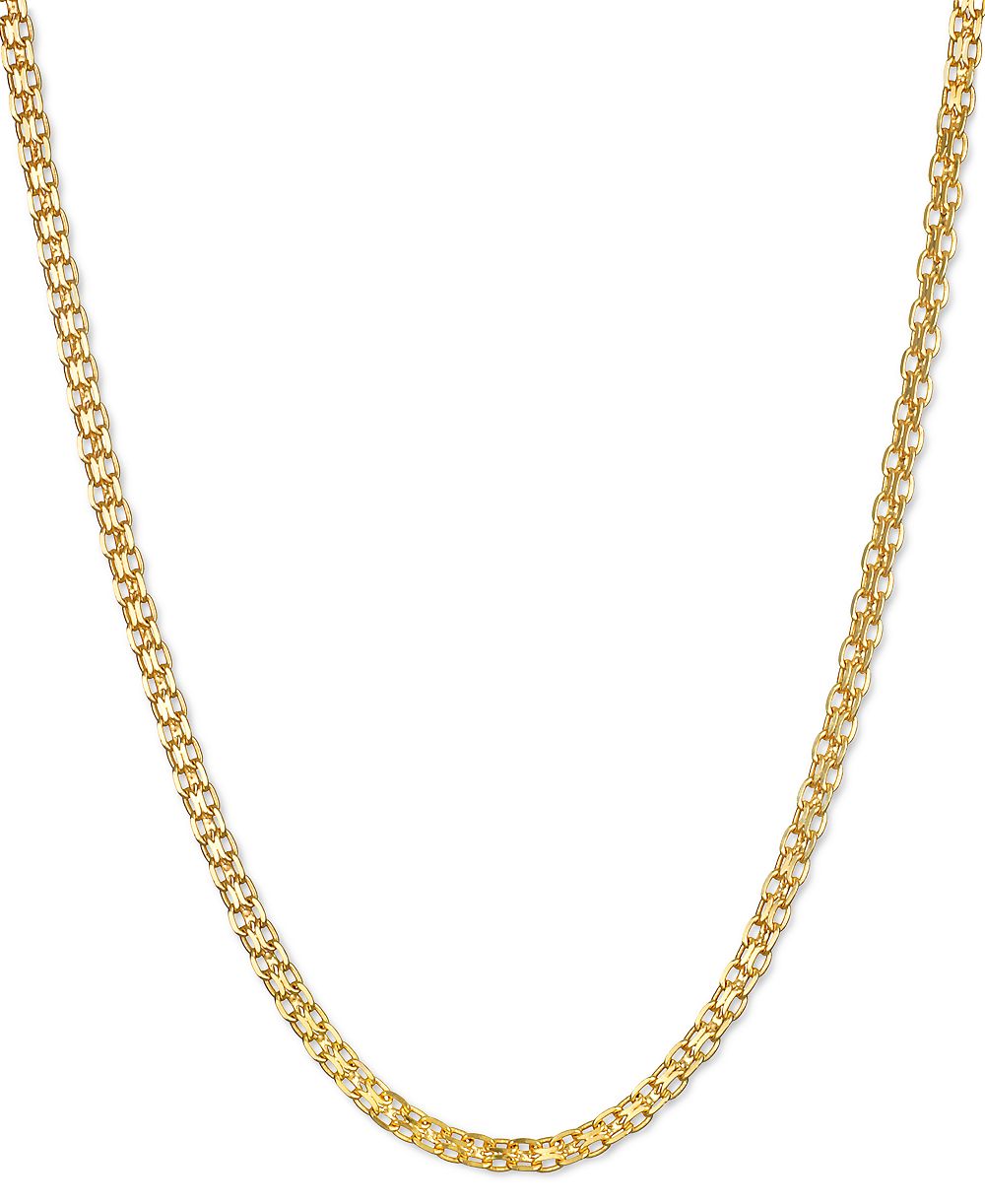 Ожерелье Bismark Link Chain 16" (1-1/2mm) из 14k золота