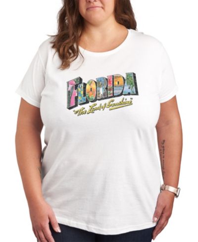 Hybrid Apparel Trendy Plus Size Florida Graphic T-Shirt