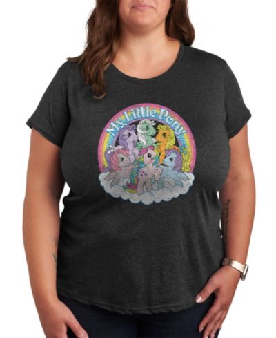 Hybrid Apparel Trendy Plus Size My Little Pony Graphic T-shirt