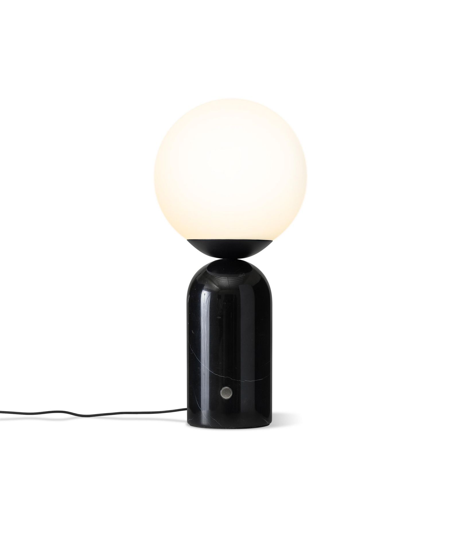 Mila Tall 15" Dimmable LED Table Lamp with Natural Stone Base