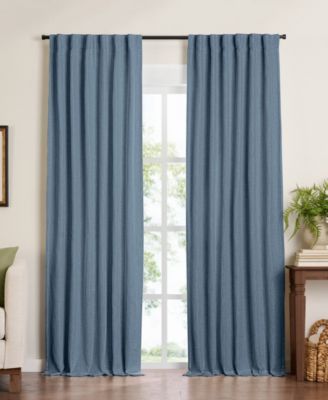Threadmade Harrow Solid Blackout Window Curtain Panel