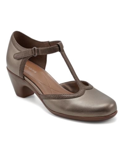 Easy Spirit Women's Cara T-Strap Heels
