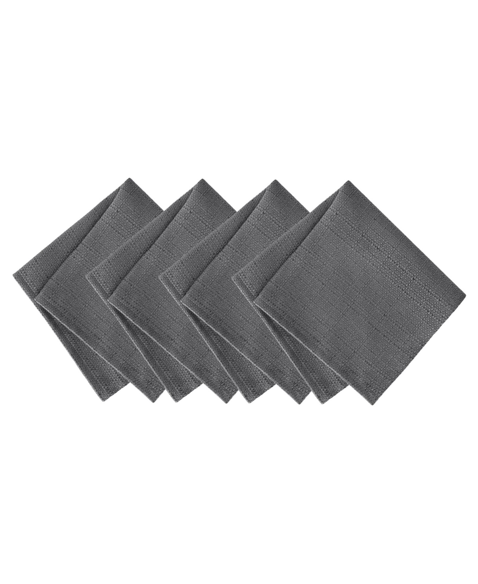 Laurel Solid Texture Water and Stain Resistant Napkins, Set of 4