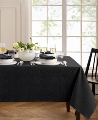Continental Solid Texture Water and Stain Resistant Tablecloth, 60" x 144"
