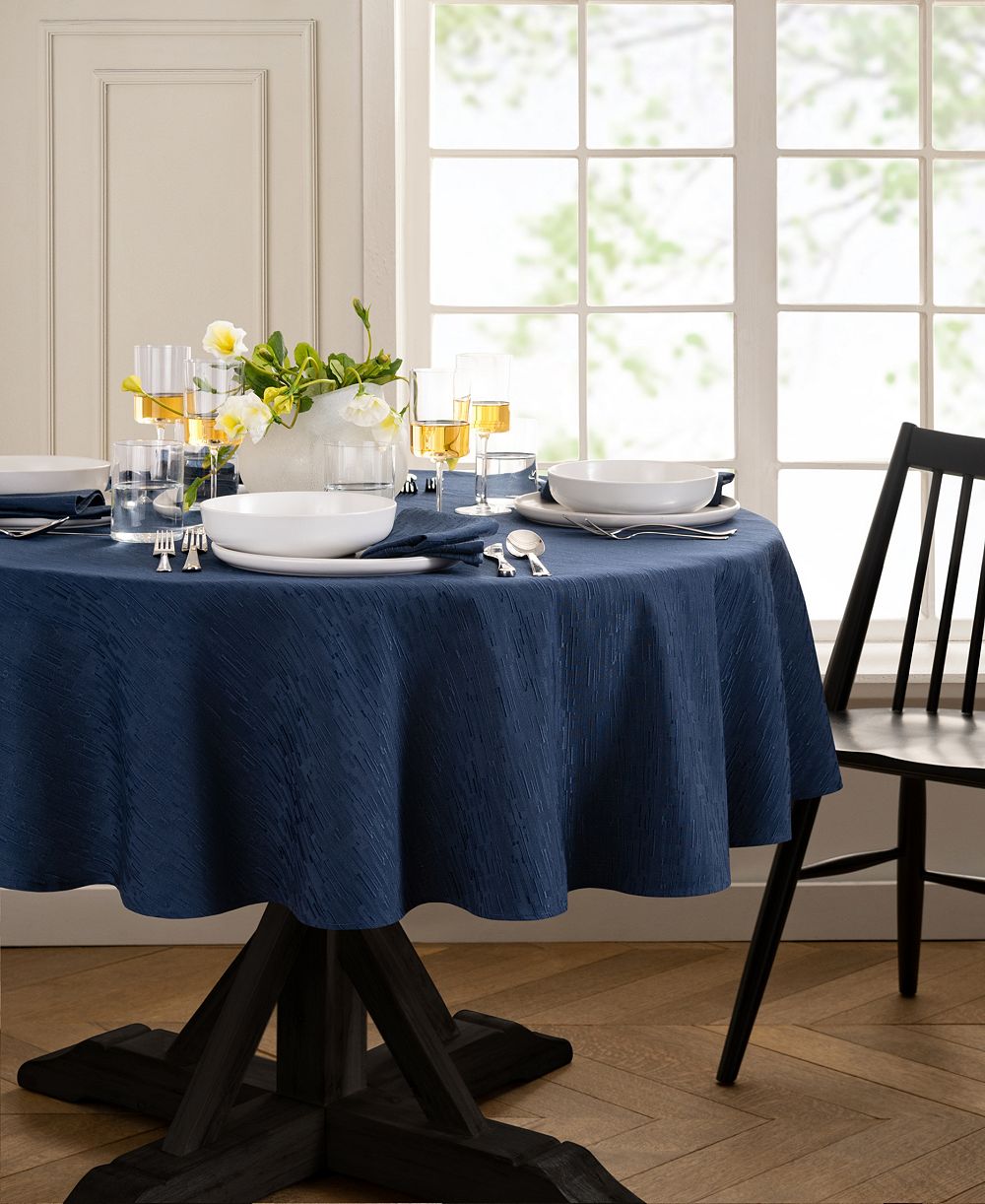 Скатерть Continental Solid Texture, водоотталкивающая, 90"