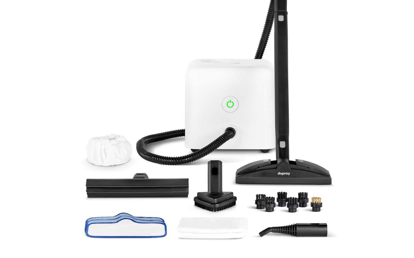 Dupray Neat Steam Cleaner with 17-Piece Kit – Heavy-Duty, Chemical-Free Cleaning for Floors, Cars, Upholstery, Tiles, and More