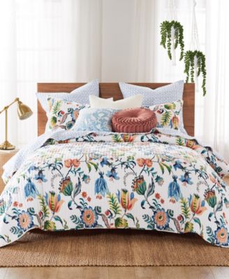 Levtex Home Eleni Vine Floral Reversible 2-Pc. Quilt Set, Twin/Twin XL