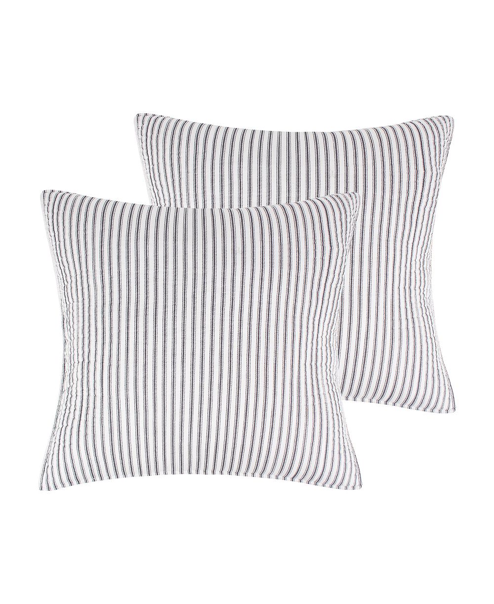 Levtex Home Tobago Stripe 2-Pc. Sham Set, European