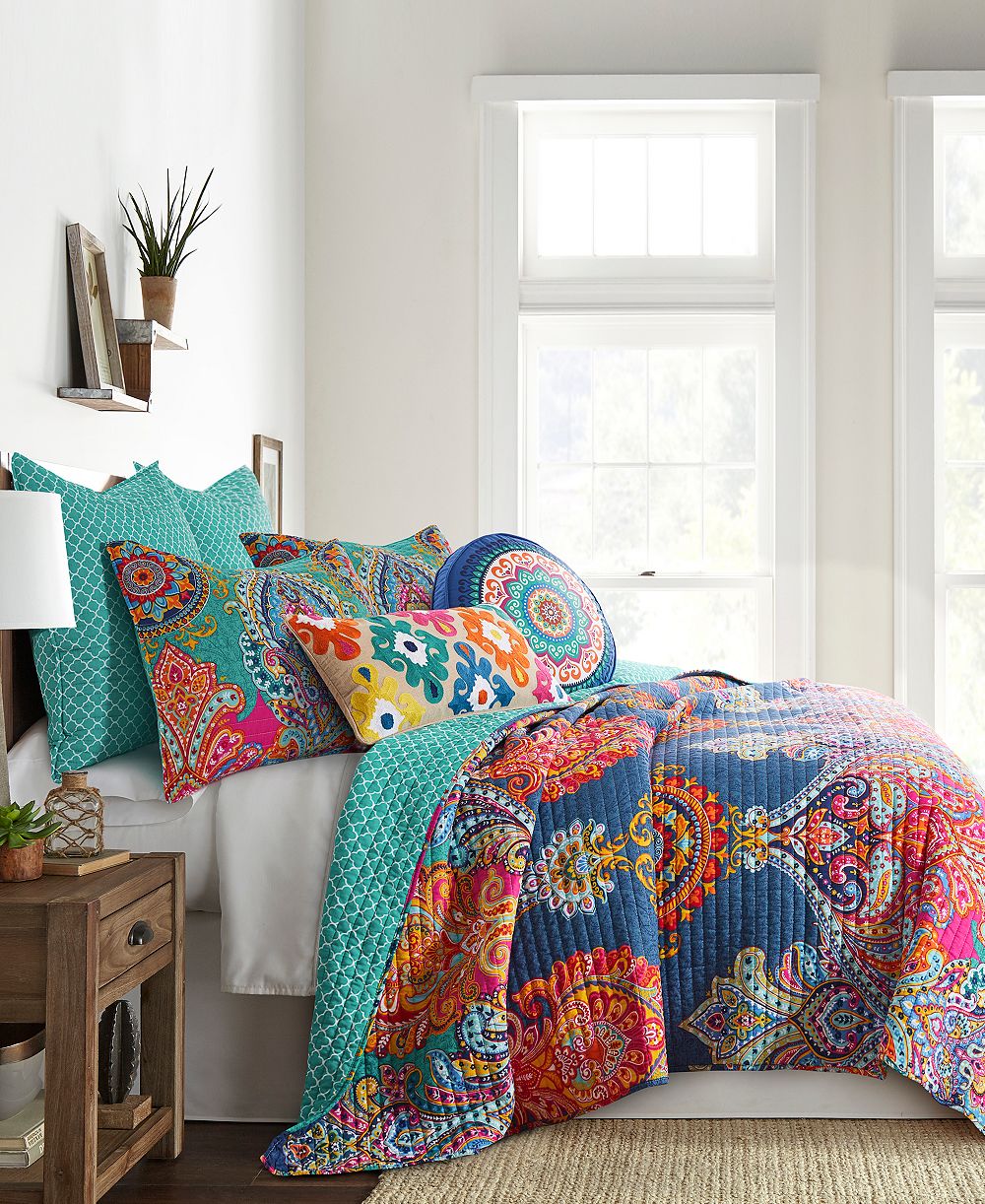 Levtex Home Fantasia Boho Reversible 2-Pc. Quilt Set, Twin/Twin XL