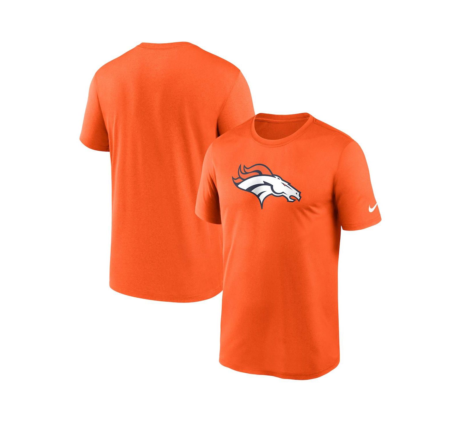 Мужская футболка Nike Denver Broncos Legend Logo Performance, оранжевая