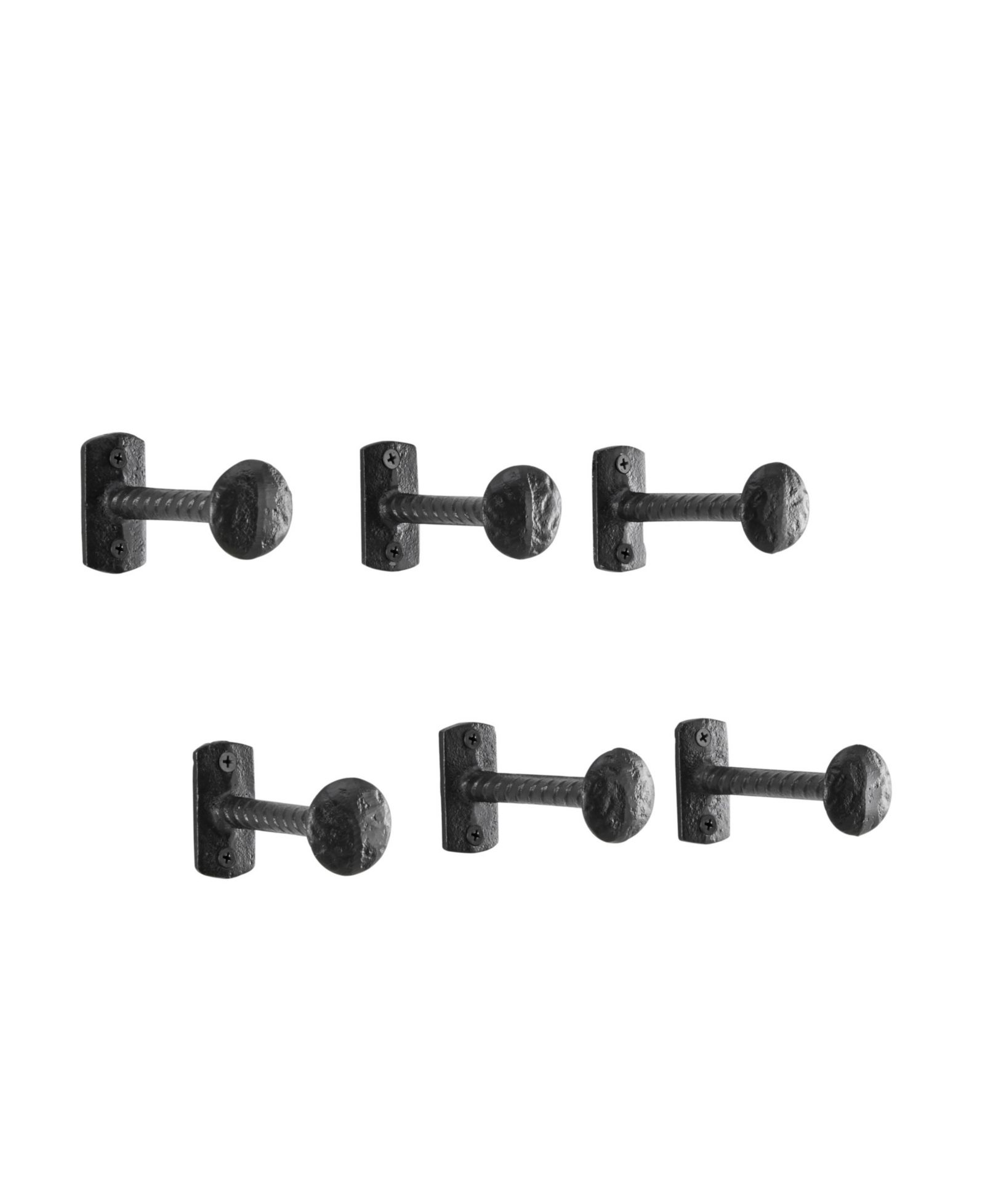 Danya B Industrial Nail Head Wall Hooks (Set of 6)