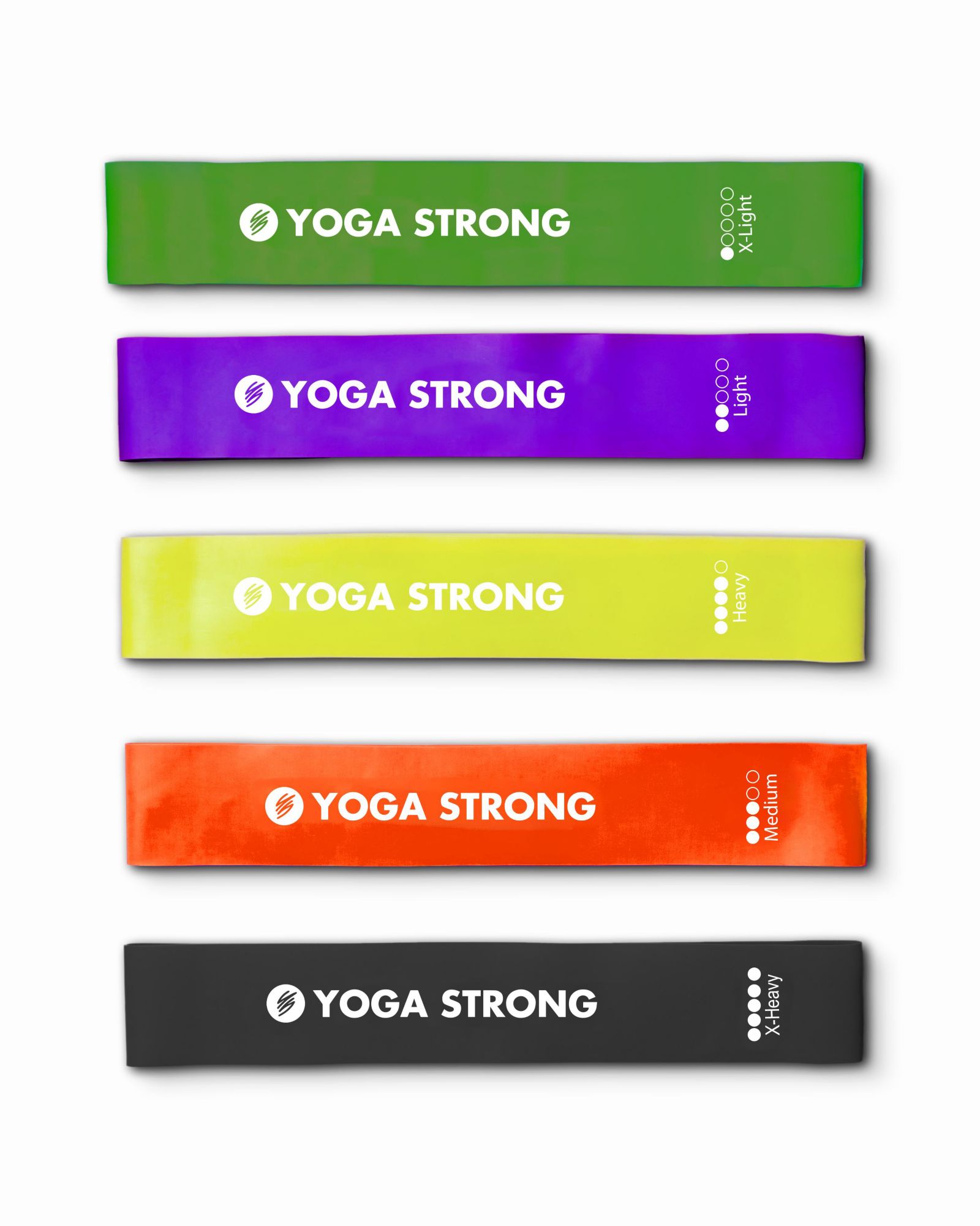 Yoga Strong Mini Resistance Bands for Strength & Mobility Training