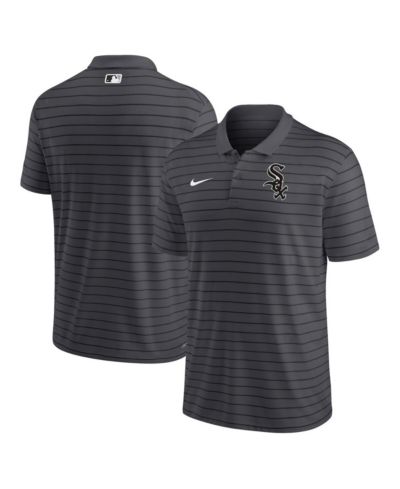 Мужская polo-рубашка Nike Charcoal Chicago White Sox Authentic Collection Victory Striped Performance