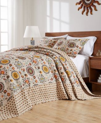 Комплект покрывал Greenland Home Fashions Andorra Suzani Boho King/California King