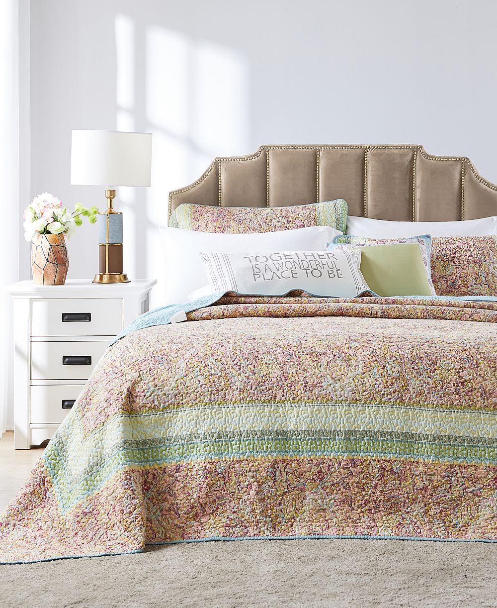 Комплект покрывал на кровать из хлопка и полиэстера Greenland Home Fashions Palisades Modern King/California King