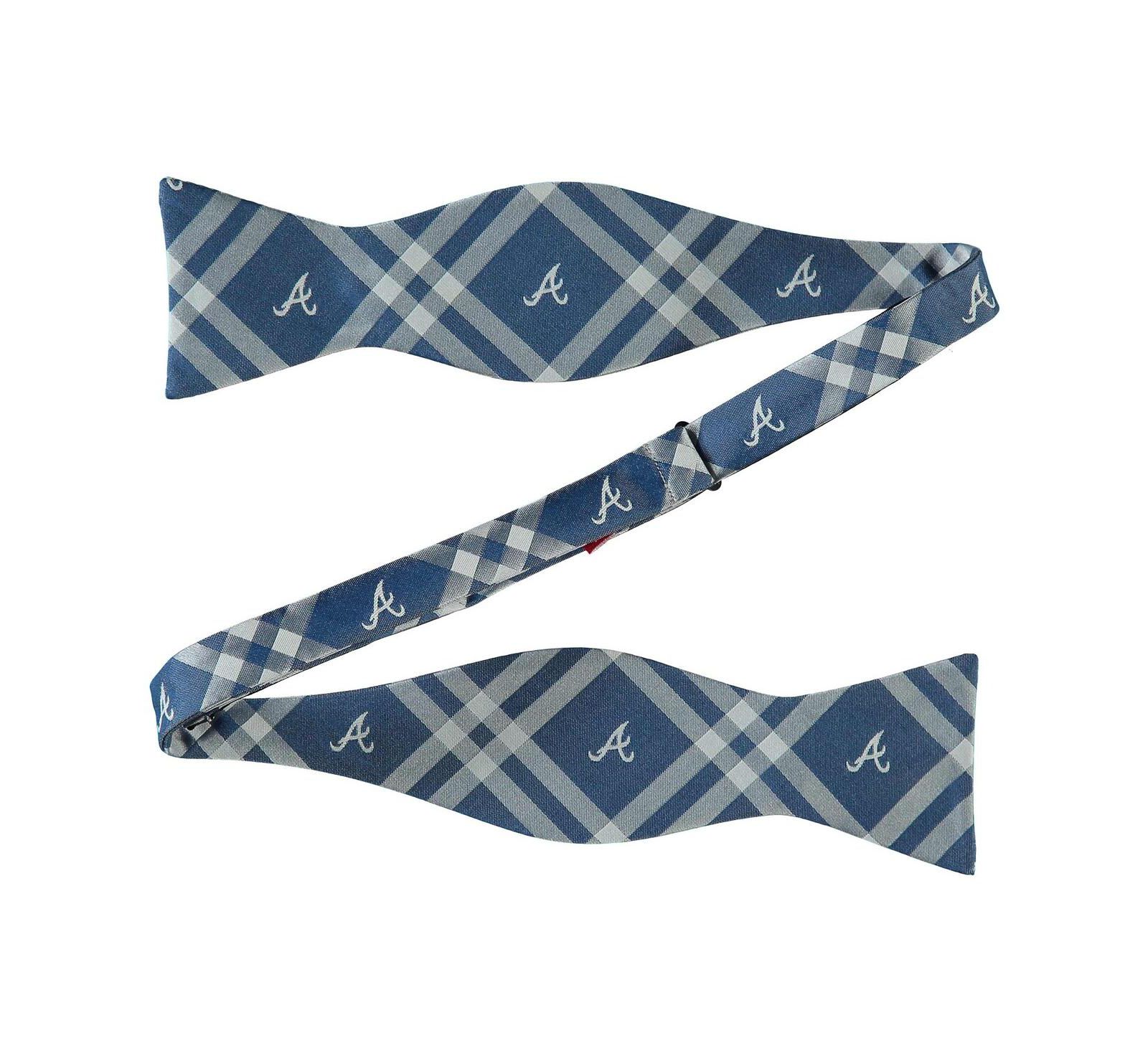 Men's Navy Atlanta Braves Rhodes Self-Tie Bow Tie
