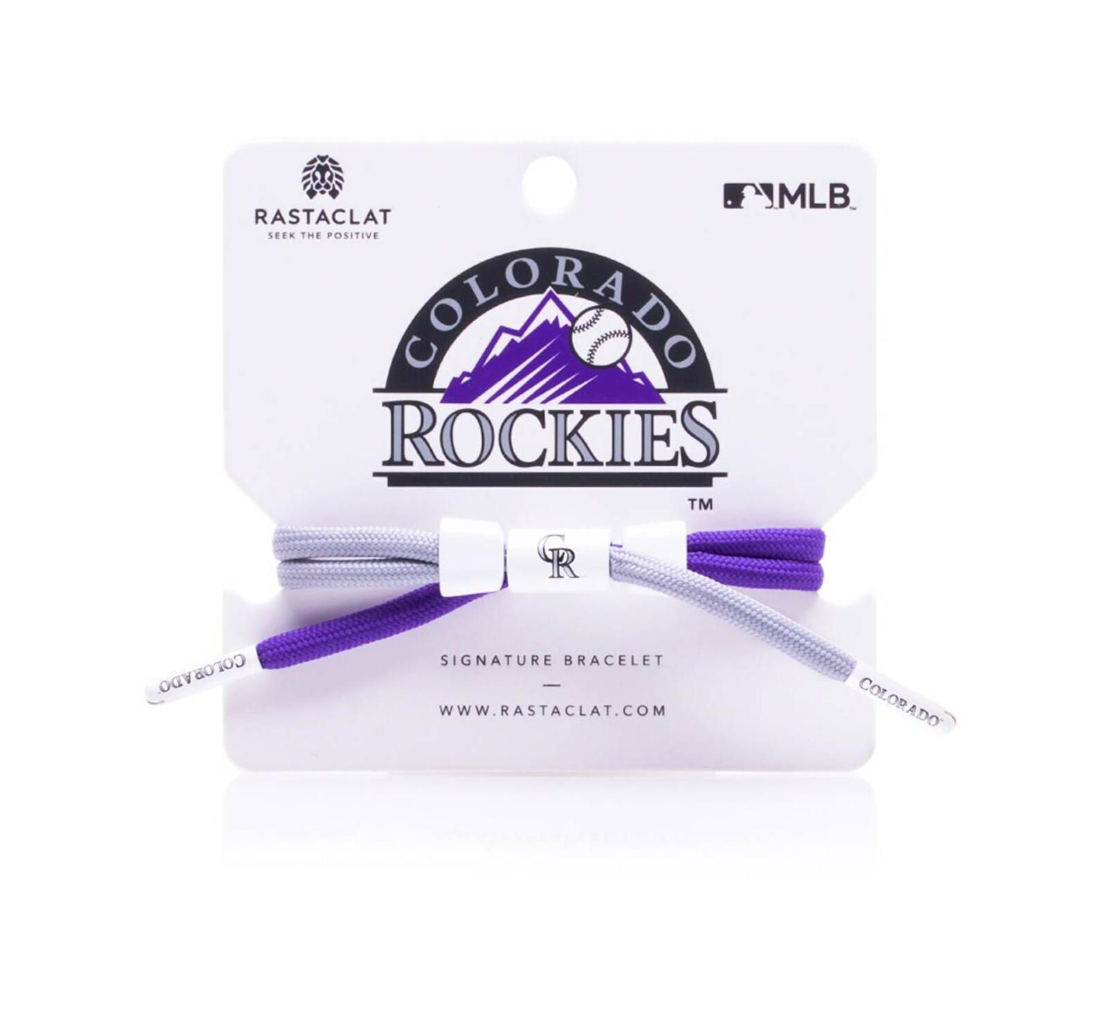 Мужской браслет Rastaclat Colorado Rockies Signature Outfield Bracelet