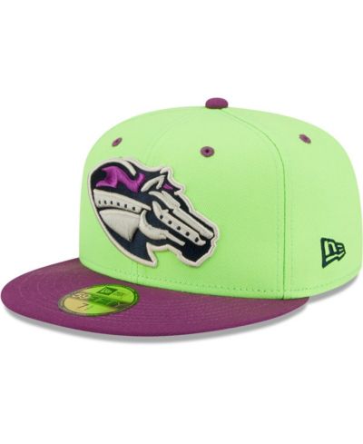 Кепка New Era Men's Caballos de Stockton Copa De La Diversion 59FIFTY, зеленая, фиттед