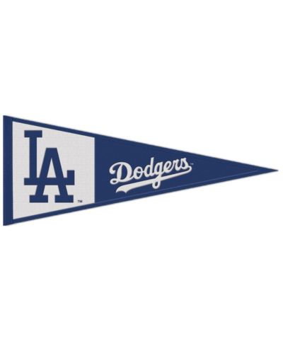 Настенный флаг Wincraft Los Angeles Dodgers 13" x 32" Wool Primary Logo