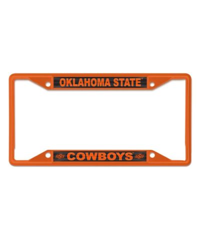 Wincraft Oklahoma State Cowboys Chrome Colored License Plate Frame