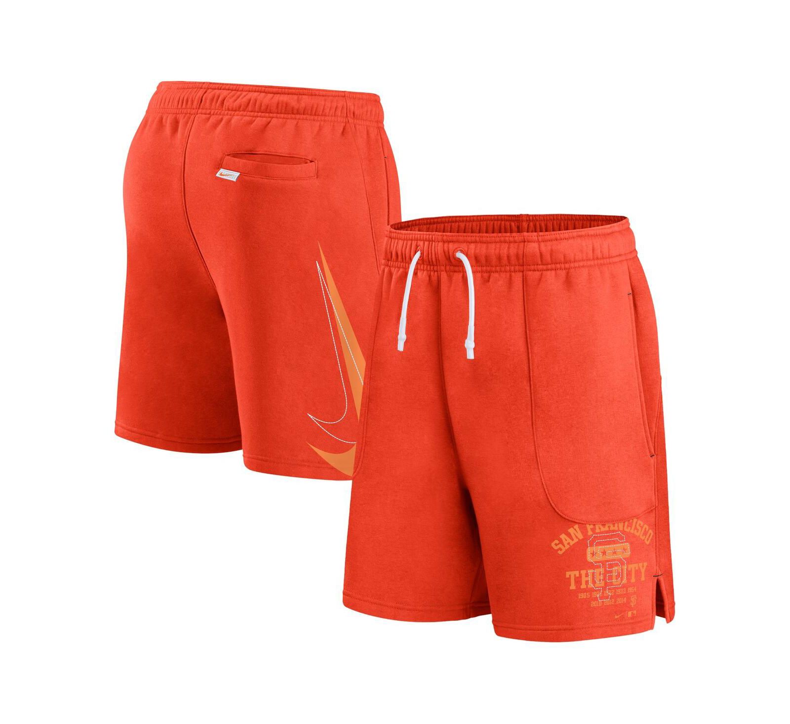 Men's Nike Orange San Francisco Giants Statement Ball Game Shorts